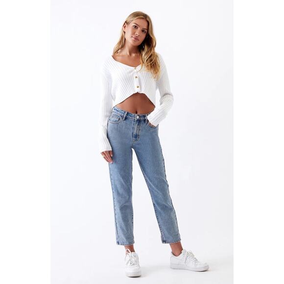 NWT! PACSUN Mom Jeans •24• Mahoney Acid Wash High Rise 80’s - Picture 3 of 10